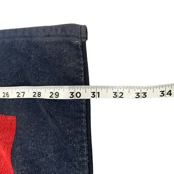 Vintage Detroit Yacht Club Beach Towel Heavy Weight 57” X 30” Made In USA